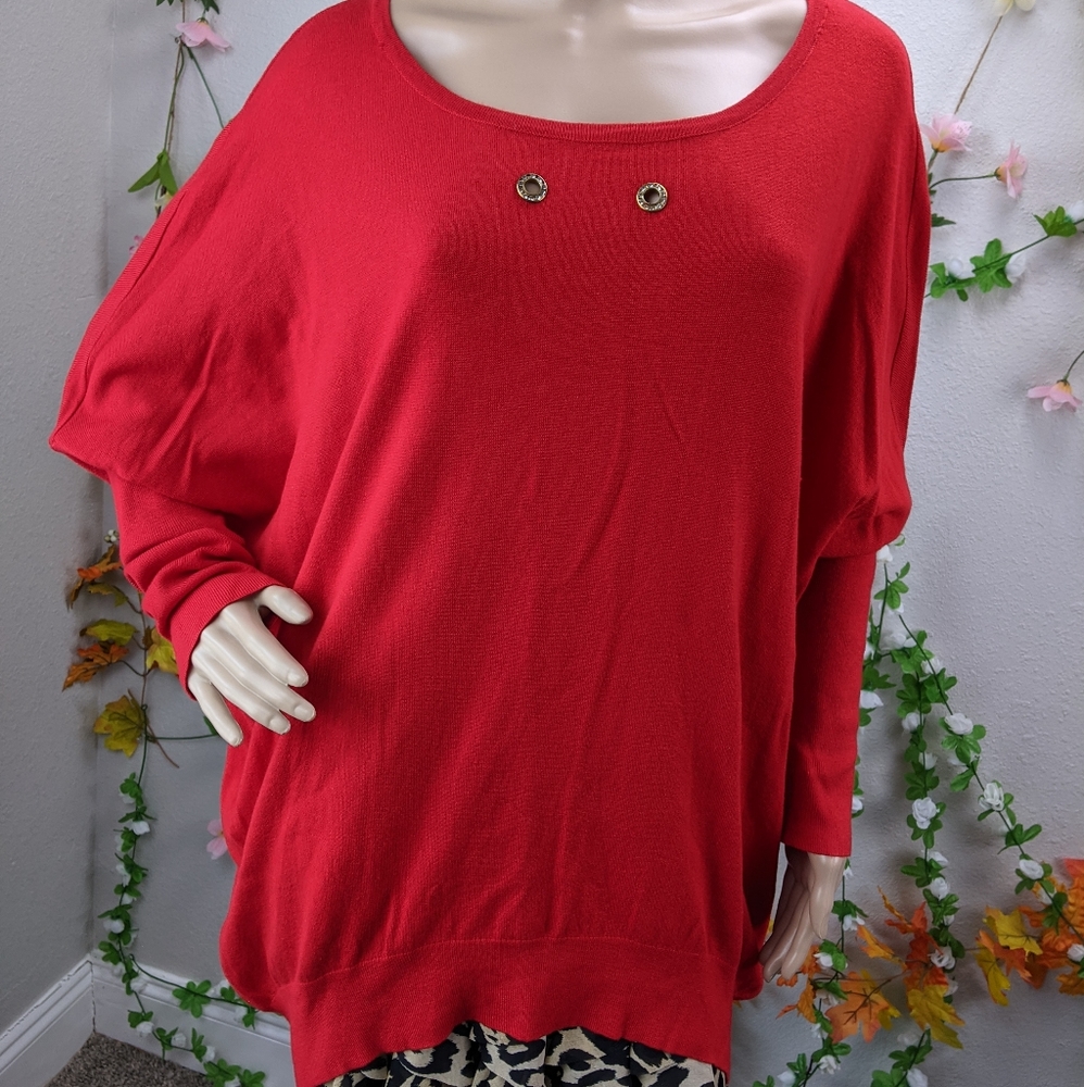 NWOT TOP OVERSIZED BLUSON TUNIC